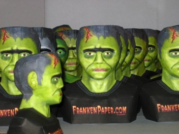 FrankenPaper Monster Bust